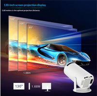 Tamaño de pantalla del proyector de 40 a 130 pulgadas según la distancia