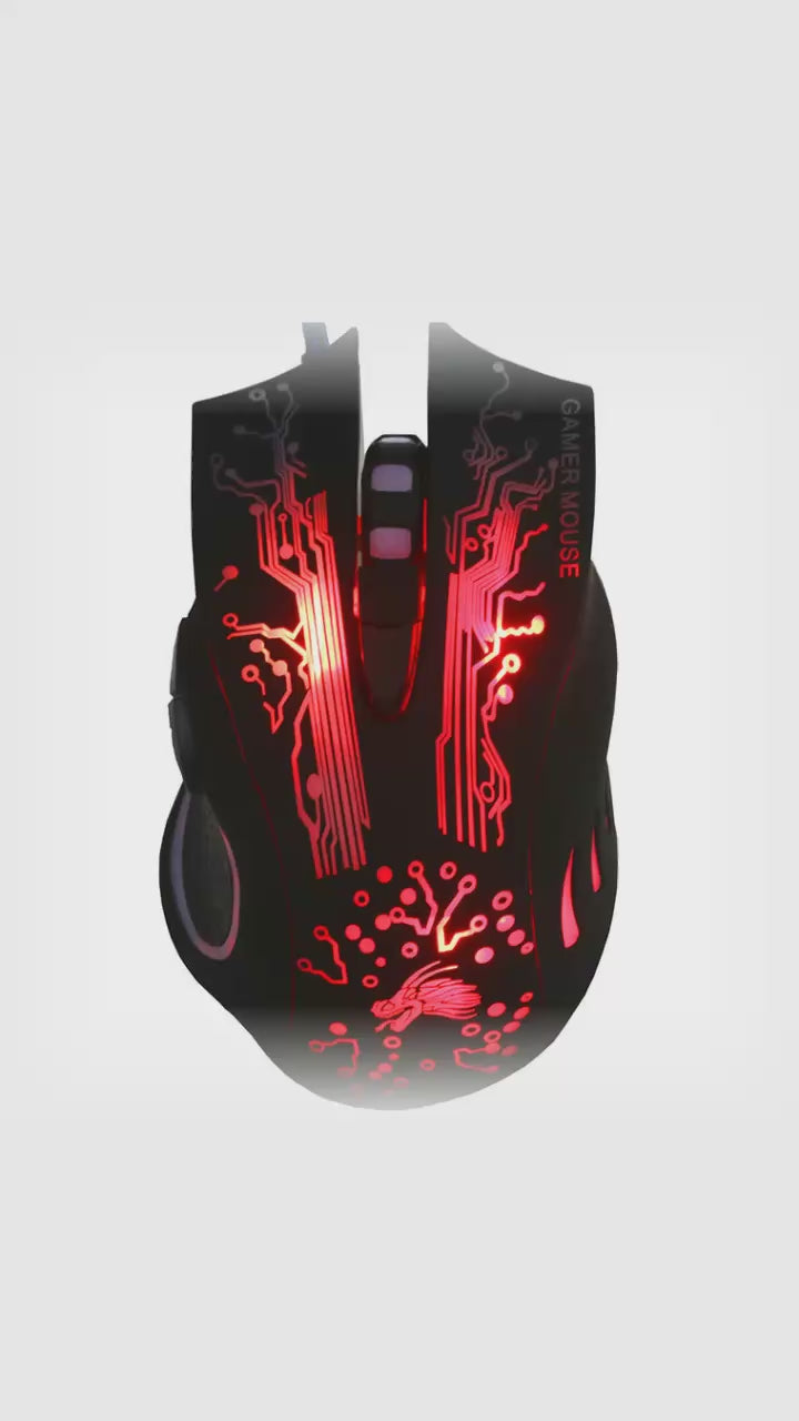 Ratón Gaming Pro RGB | Alta Precisión y Diseño Ergonómico
